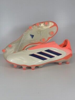 Adidas Copa Pure 3 Elite Laceless FG Coral Blaze Pack White Blue JS0650 Size 11